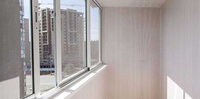 Комплексная отделка балкона